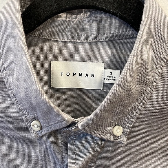 Topman Men’s Collared Button Down Short Sleeve Shirt S - Picture 4 of 8